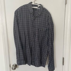 J Crew Blue Pattered Button Down